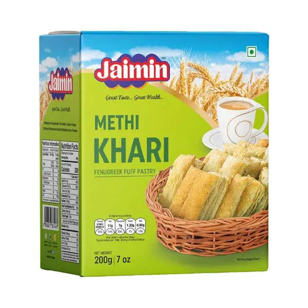 Jaimin Methi Khari 200g - Flaky Crisp Pastry