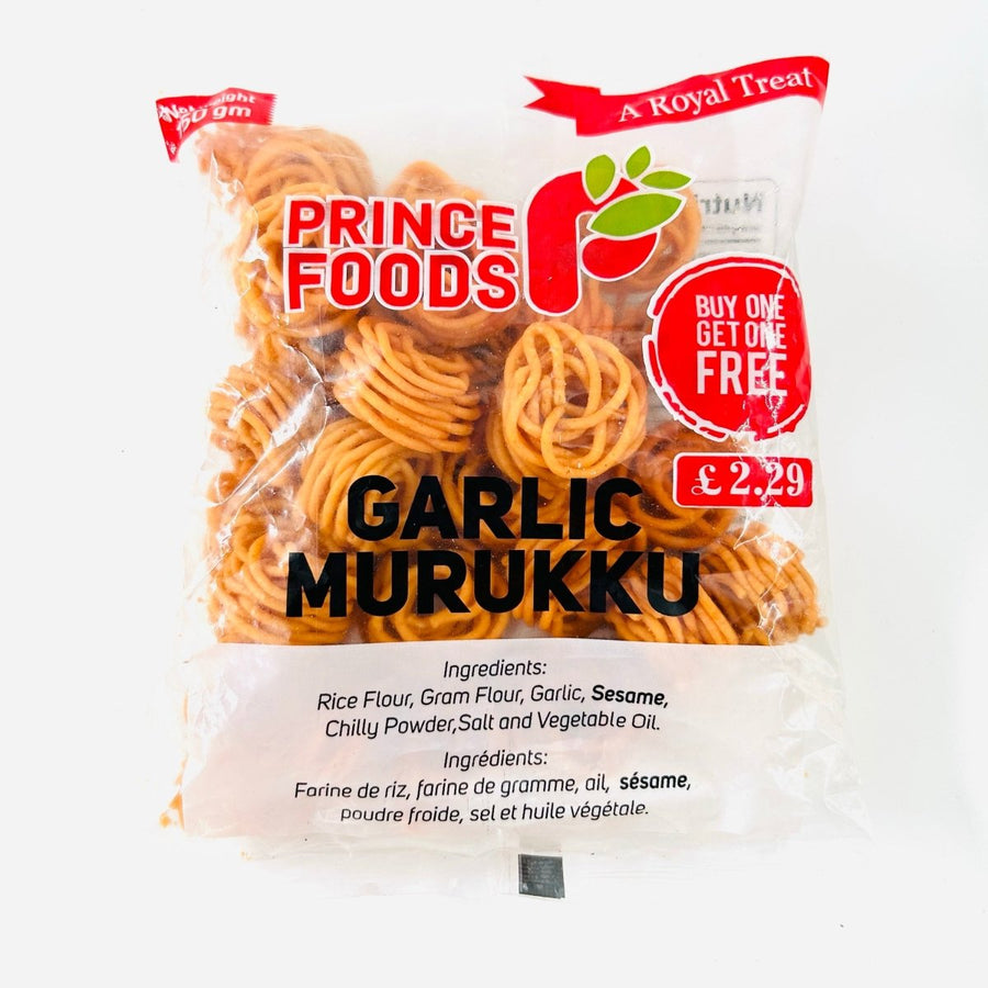 Prince Foods Garlic Murukku 150g Buy1 Get1 Free