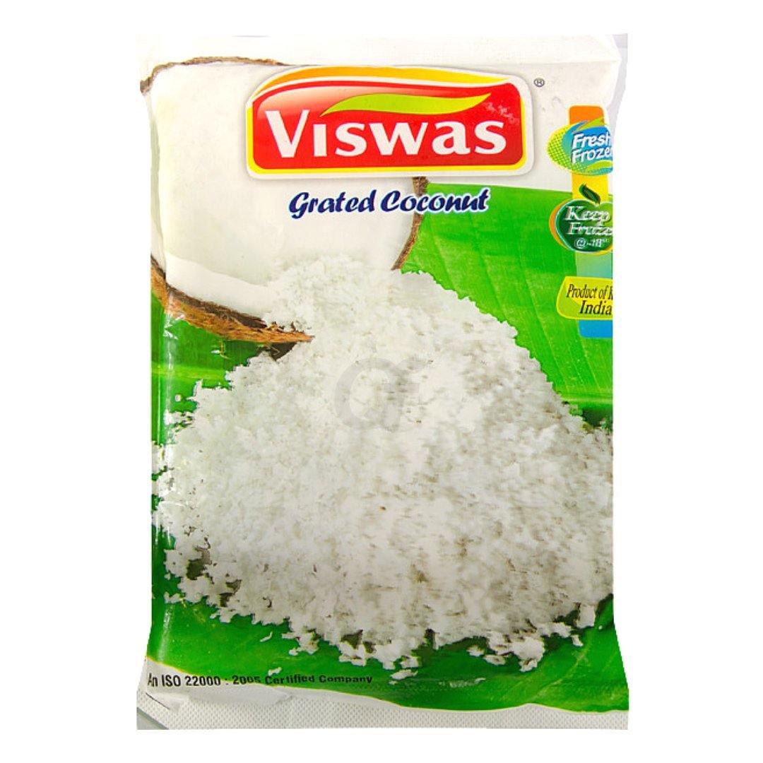 Viswas Grated Coconut 400g - Fresh Frozen Shreds
