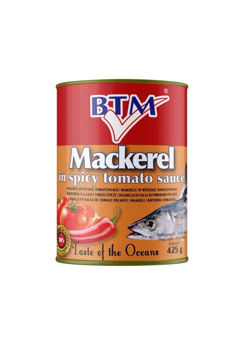 BTM  Mackerel In Spicy Tomato Sauce (Tin) 425g