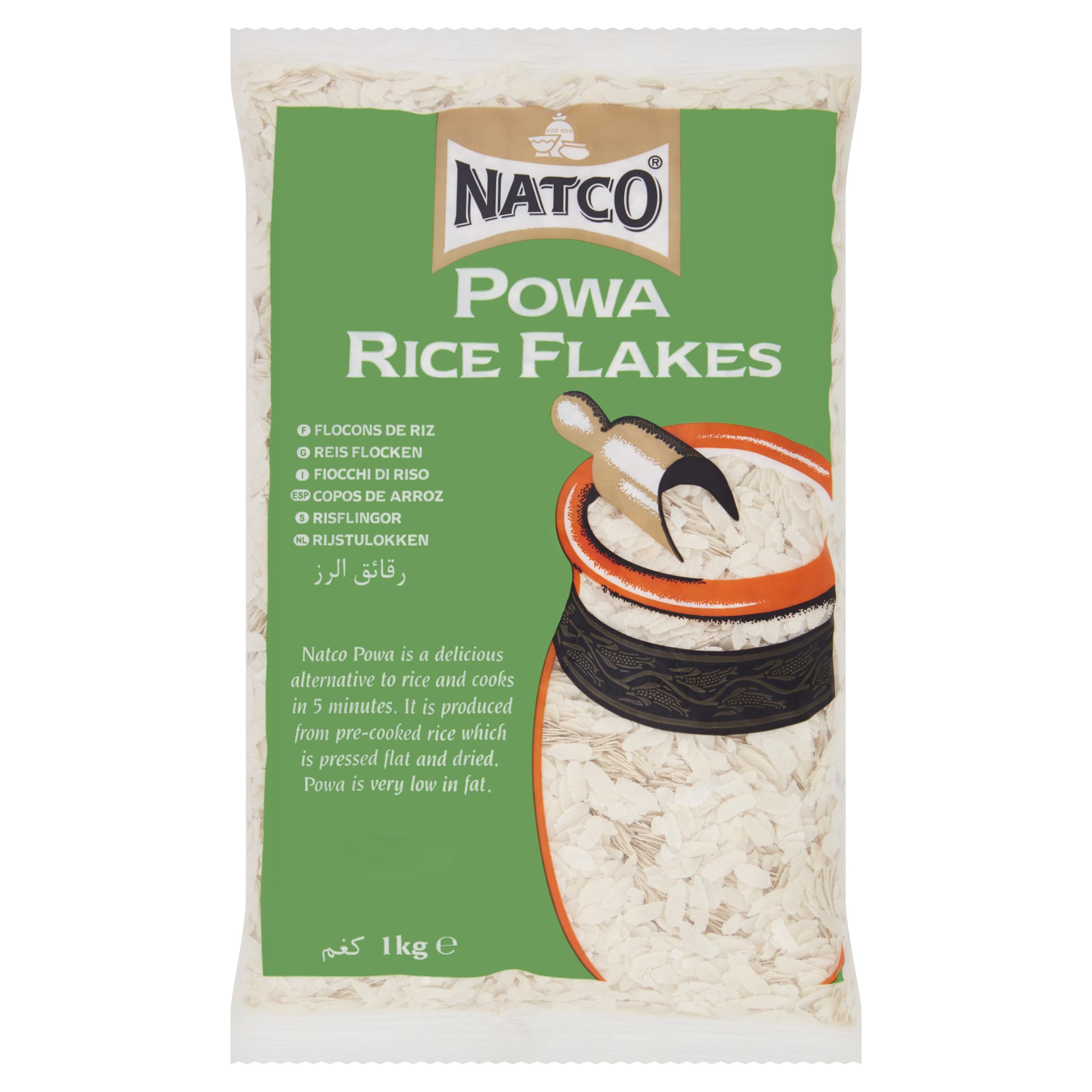 Natco Powa Rice Flakes 1kg