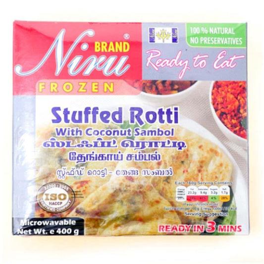 Niru Stuffed Rotti With Seeni Sambol 400g - Sweet & Savory Stuffed Rotti