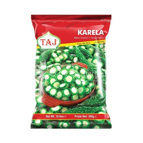 Taj Karela (Bitter Gourd) 300g - Ready-to-Cook Frozen Vegetable