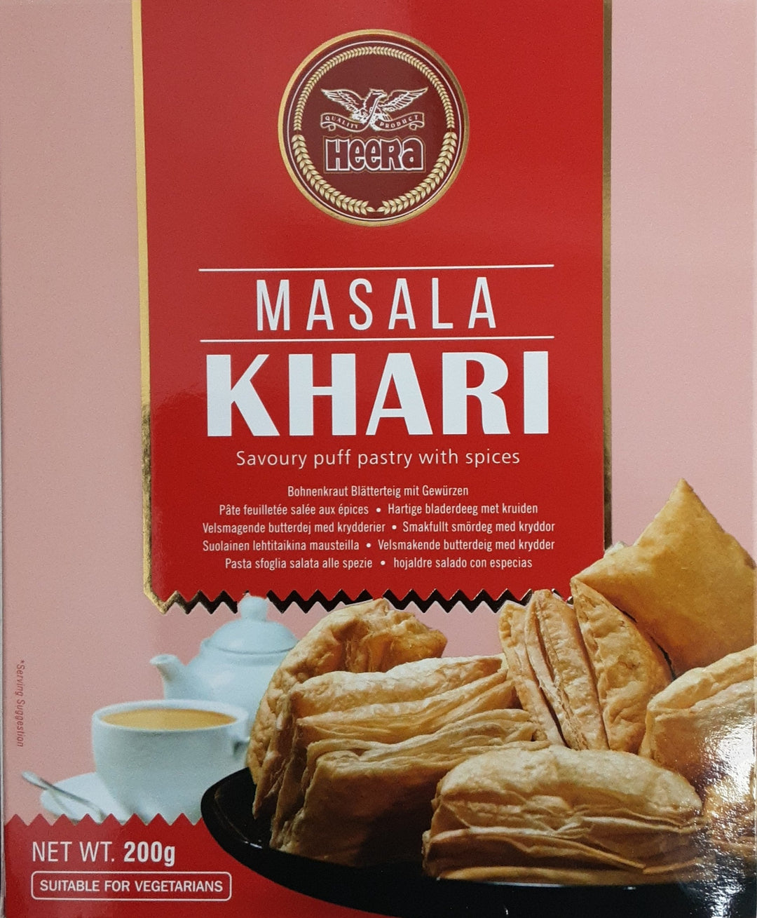 Heera Masala Khari 200g - Savoury Tea Snack
