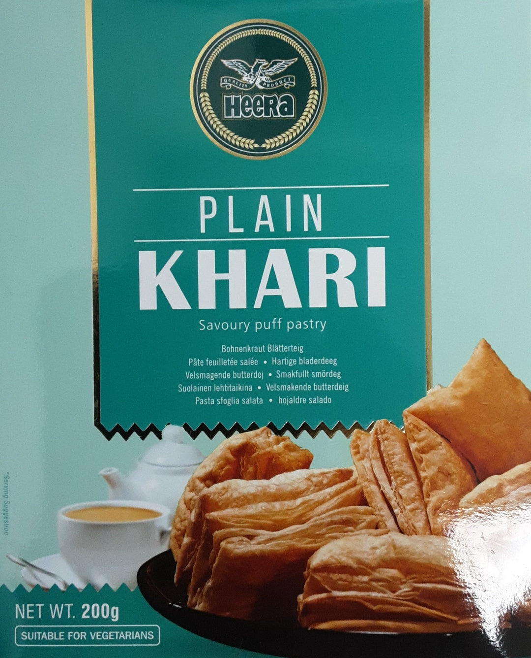 Heera Plain Khari 200g - Flaky Savoury Biscuits