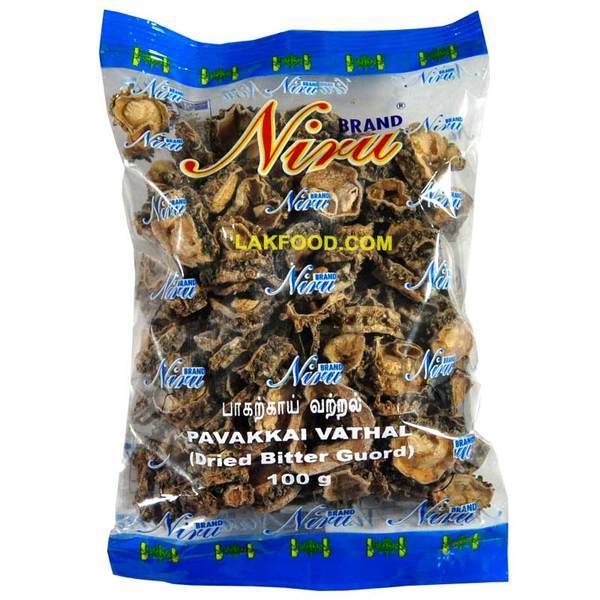 Niru Pavakkai Vathal 100g - Sun-Dried Bitter Melon