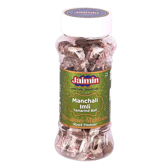 Jaimin Manchali Imli Tamarind Ball 100g - Sweet & Zesty Tamarind Candy