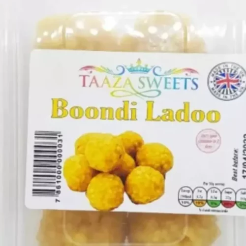 Taaza Sweets Boondi Ladoo 300g - Delicious Soft Indian Sweet