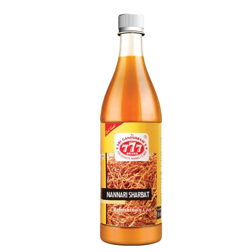 777 Nannari Sharbat 750ml � Traditional Herbal Cooling Syrup