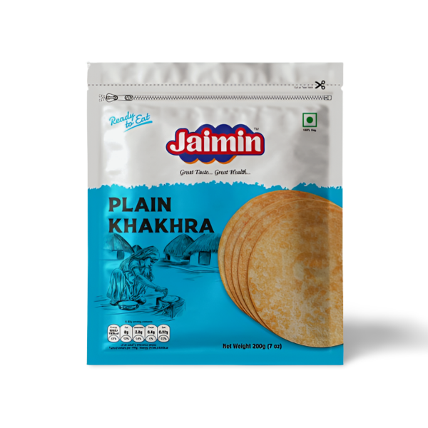 Jaimin Chilli Coriander Khakhra 180g - Light Roasted Wheat Snack