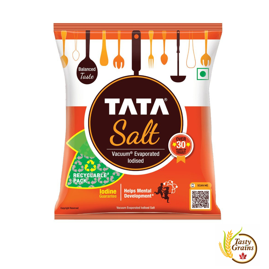 Tata Salt Fine 1kg � Pure Iodized Salt for Everyday Cooking
