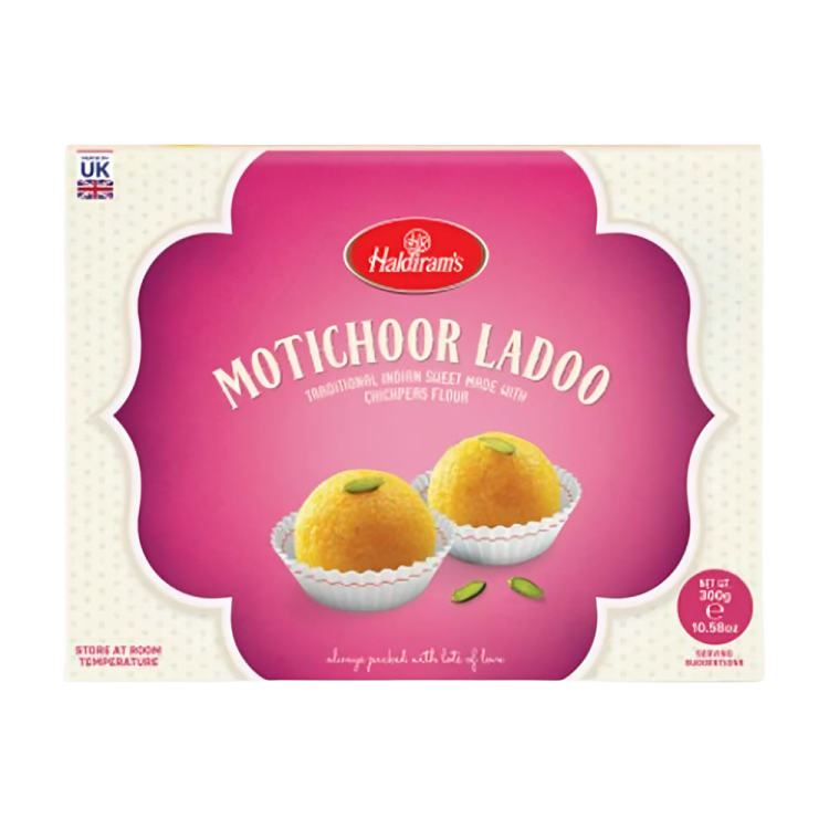 Haldiram's Mothichoor Laddoo 300g � Traditional Indian Delight