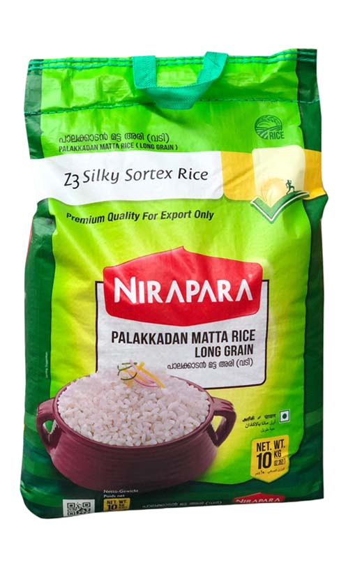 Nirapara Matta Rice 10kg � Authentic Kerala Red Rice