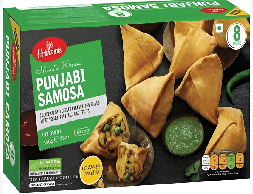 Haldiram's Punjabi Samosa 650g (8Pcs) � Classic Spiced Potato Samosas