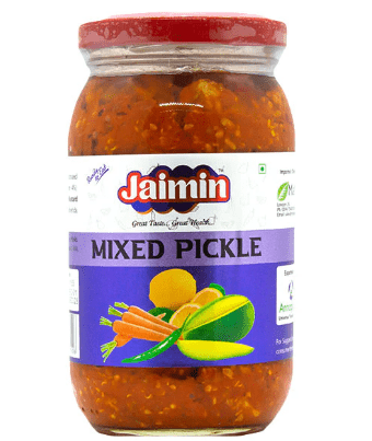 Jaimin Mixed Pickle 400g � Spicy Mixed Vegetable Achar