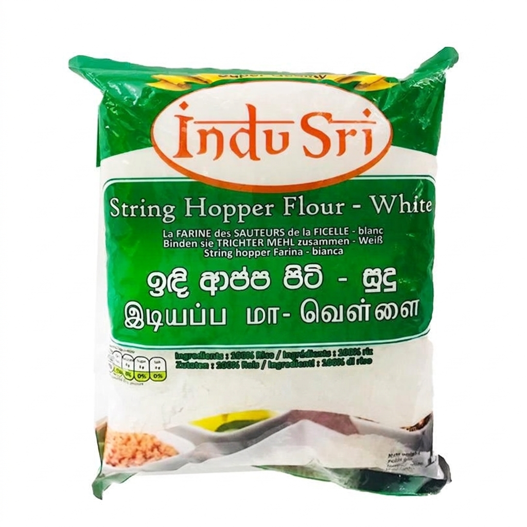 Indu Sri String Hopper Flour White 1kg � Quick Noodle Base