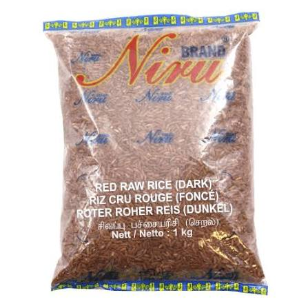 Niru Red Raw Rice (Dark) 1kg � Traditional & Naturally Flavorful Rice