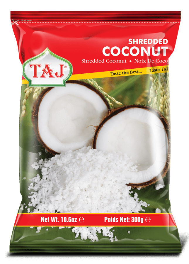 Taj Grated Coconut 300g � Ideal for Cooking & Desserts
