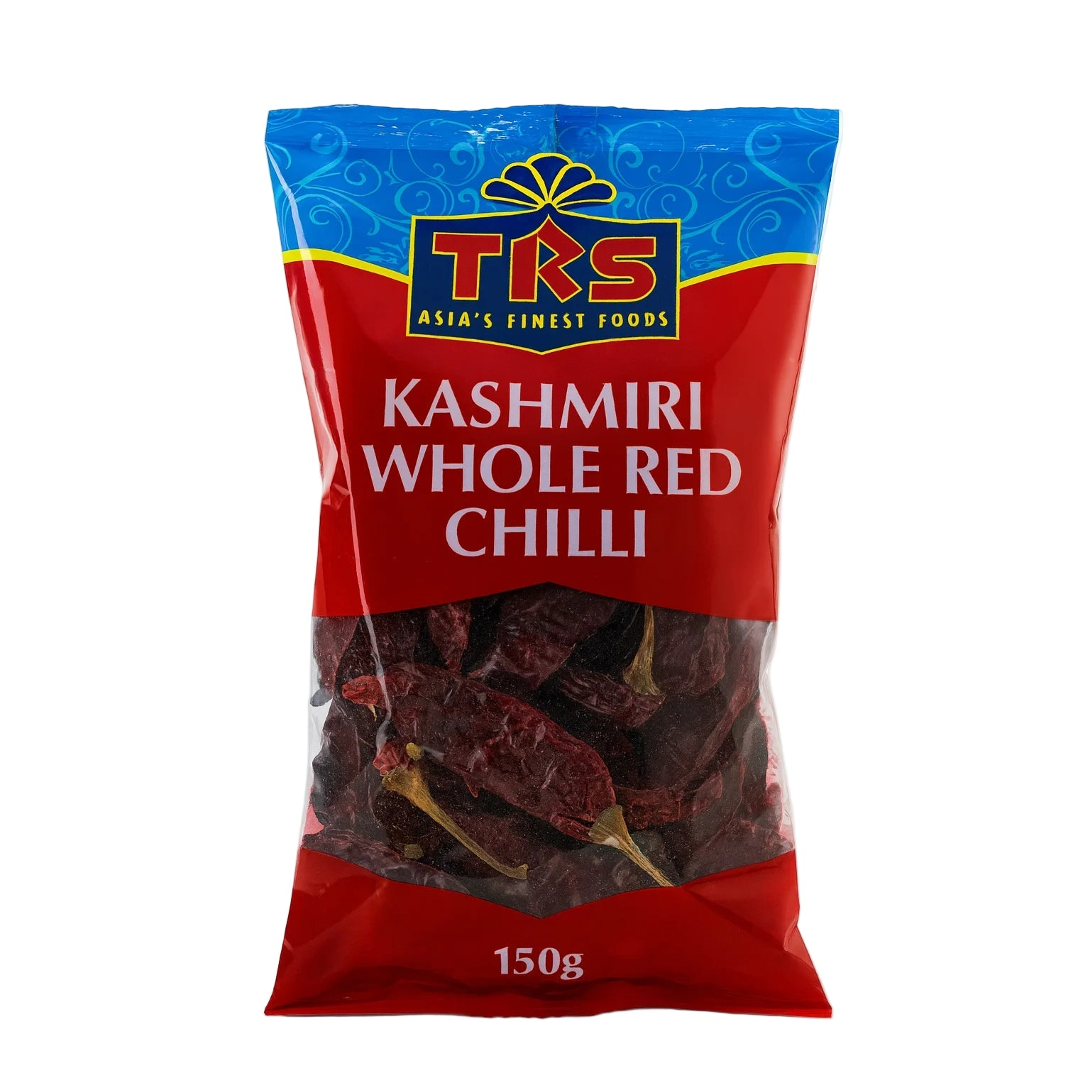 TRS Chilli Whole Kashmiri 150g � Mild Colorful Chillies
