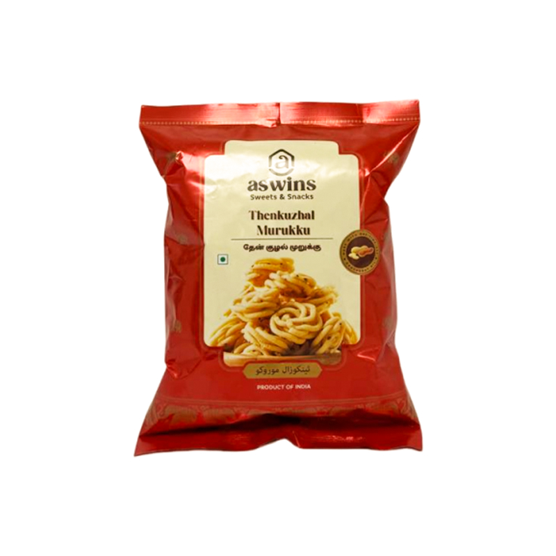 Aswins Thenkuzhal Murukku 150g � Crispy Snack