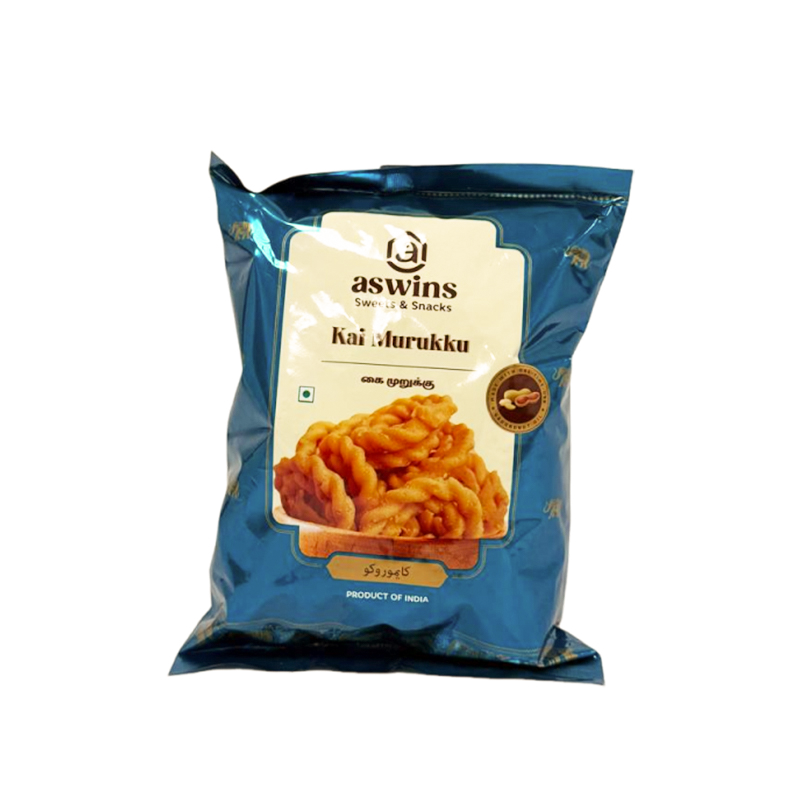 Aswins Kai Murukku 150g - Crunchy Delight