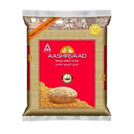 Aashirvaad Whole Wheat Flour (Export Pack)