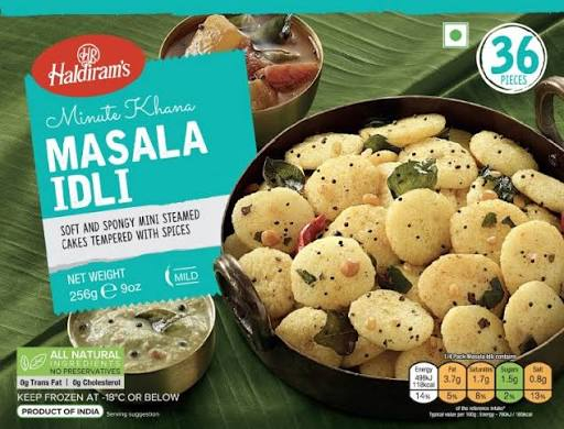 Haldiram's Masala Idli 256g (36Pcs)