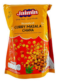Jaimin Roasted Curry Masala Chana 200g � Authentic & Roasted Delight