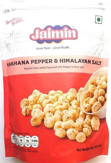 Jaimin Makhana Pepper & Himalayan Salt 100g