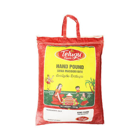 Telugu Foods Hand Pound Sona Masoori Rice