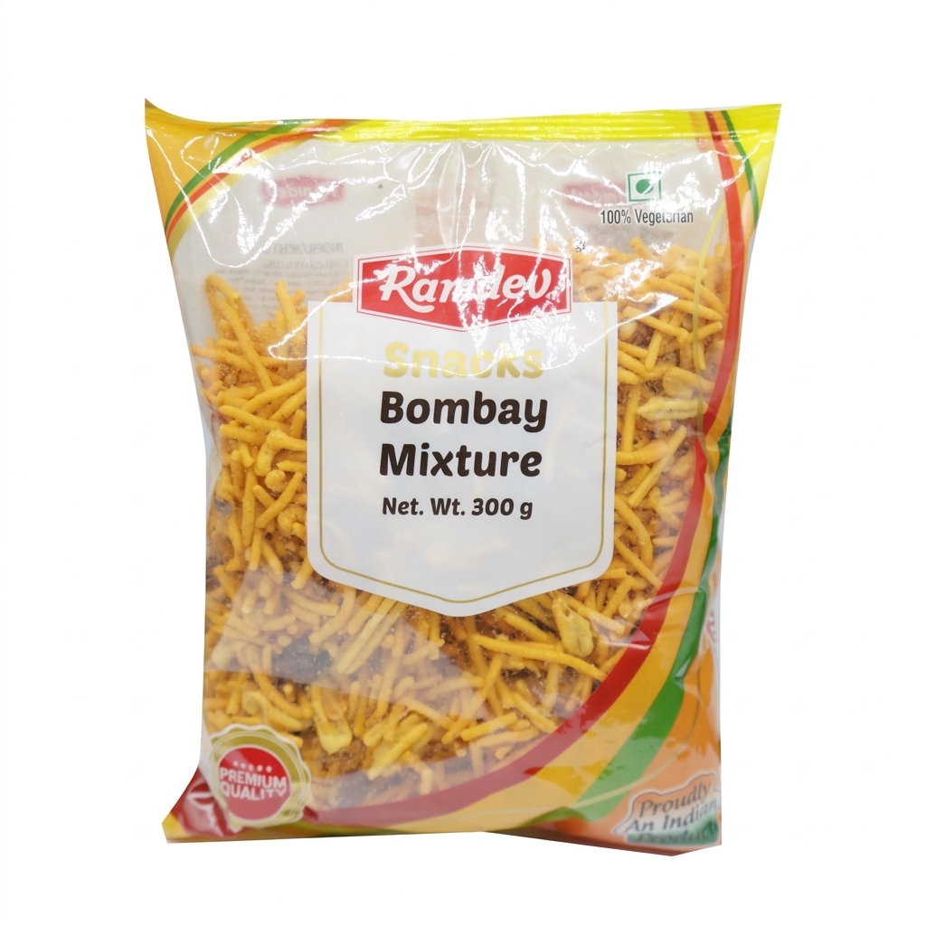 Ramdev Snacks Bombay Mixture 300g - Crunchy Spicy Mix