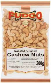 Fudco Cashew Nuts (Roasted & Salted) 200g - Ready To Eat Snack