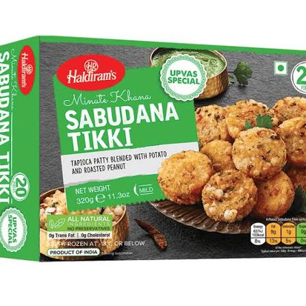 Haldiram's Sabudana Tikki 320g