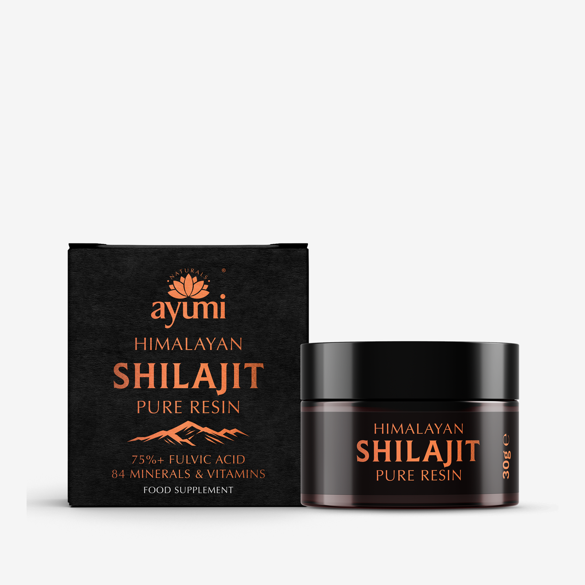Ayumi Himalayan Shilajit Resin 30g � Natural Energy Boost