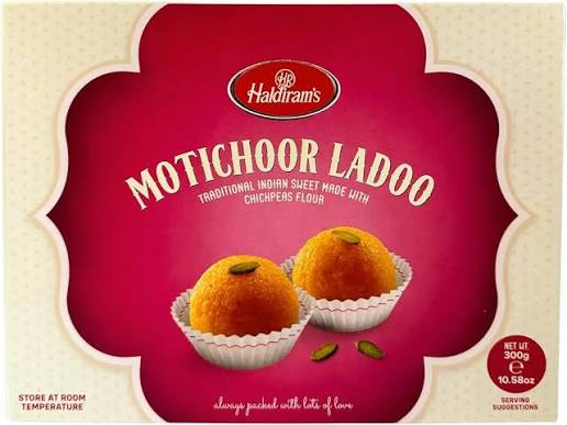 Haldiram's Mothichoor Laddoo 300g � Traditional Indian Delight