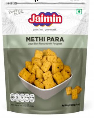 Jaimin Methi Para 200g - Gourmet Indian Savoury Treat
