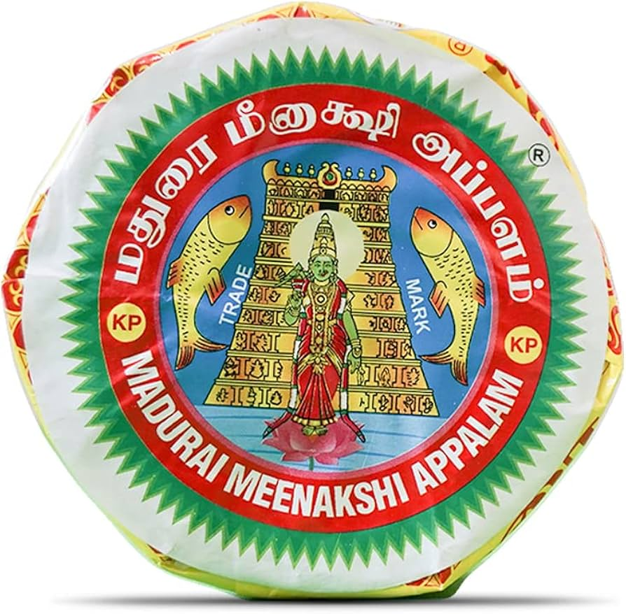 Madurai Meenakshi Appalam 200g (Pack of 2)