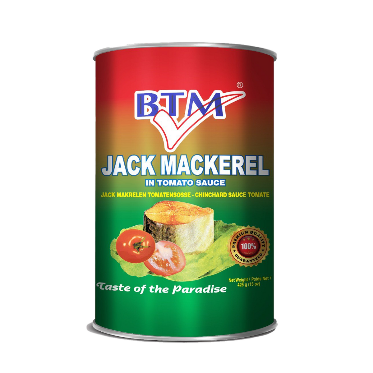 BTM Jack Mackerel In Spicy Tomato Sauce (Tin) 425g