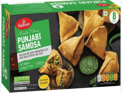 Haldiram's Punjabi Samosa (8Pcs) 650g (BUY 1 GET 1 FREE)