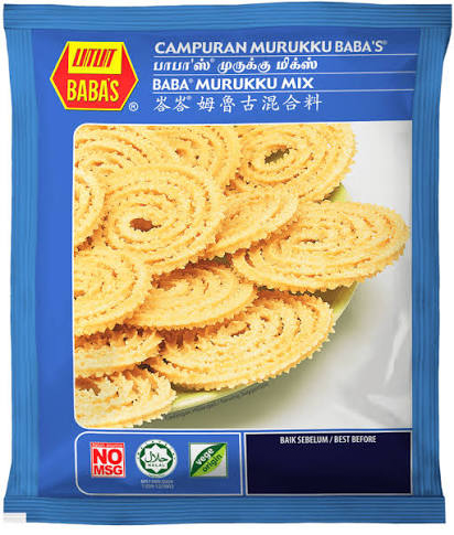 Baba�s Murukku Mix 500g � Crispy & Traditional Snack Mix