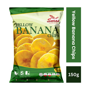 Saras Yellow Banana Chips (Salted) 150g