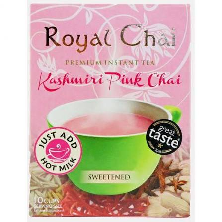 Royal Chai Kashmiri Pink Chai (Sweetened) 10 Cups
