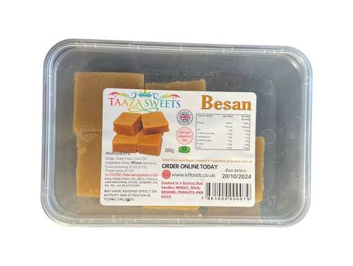 Taaza Sweets Besan 200g � Fresh Chickpea Sweet