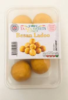 Taaza Sweets Besan Ladoo 250g � Fresh & Tasty Sweet