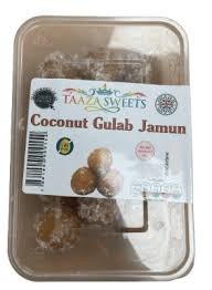 Taaza Sweets Coconut Gulab Jamun 250g - Sweet & Soft Delight