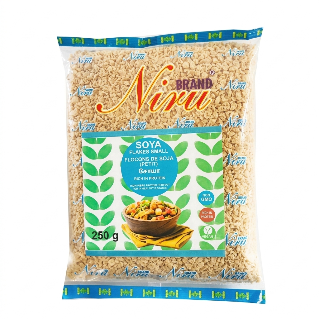 Niru Soya Flake Small 250g � Premium Quality Textured Protein