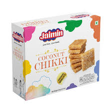 Jaimin Coconut Chikki 150g � Crunchy Traditional Indian Sweet