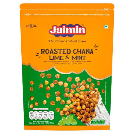 Jaimin Roasted Lime & Mint Chana 200g � Zesty Roasted Chickpeas
