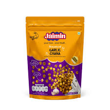 Jaimin Roasted Garlic Chana 200g � Savoury Protein-Rich Indian Snack