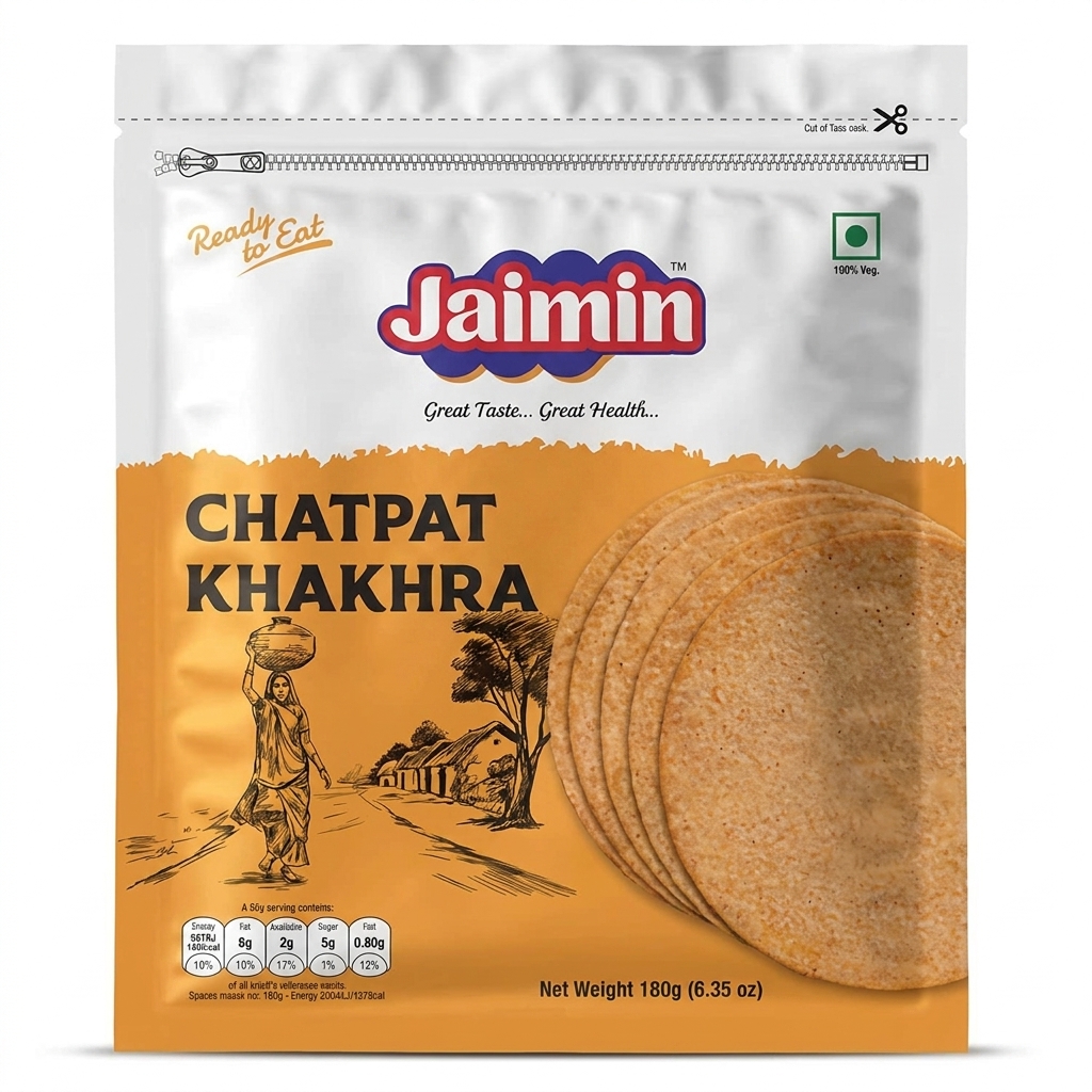 Jaimin Chatpat Khakhra 180g (Pack of 2)